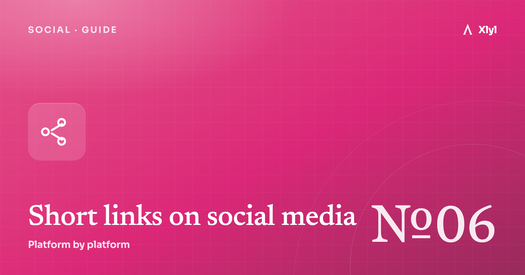 Guide cover: best URL shortener for social media, platform by platform
