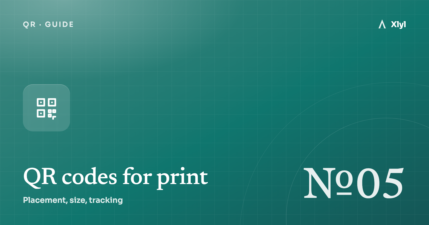 Guide cover: QR codes for print marketing — placement, size, tracking