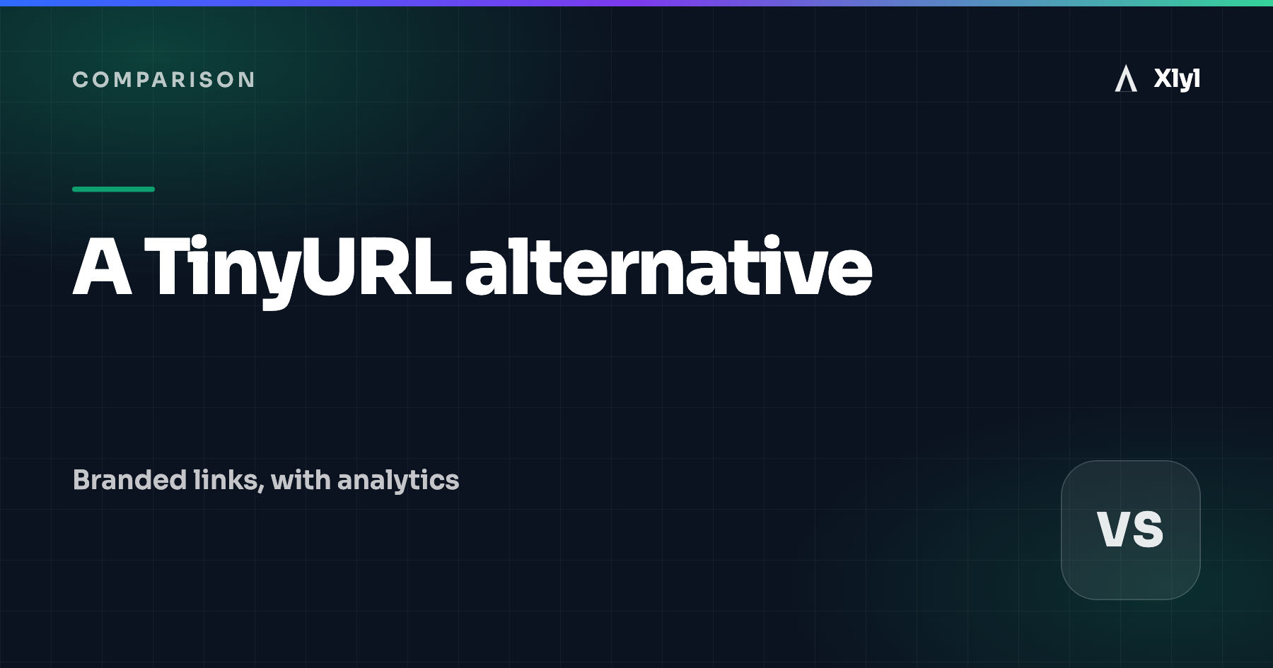 Comparison: a TinyURL alternative — branded links, with analytics