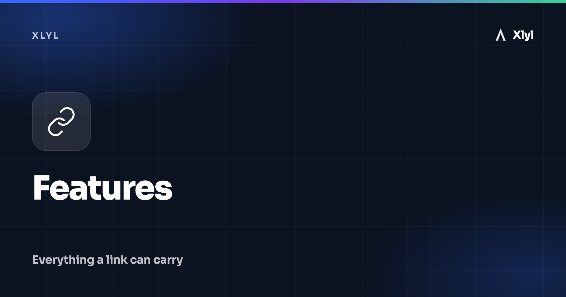 Features: everything a link can carry