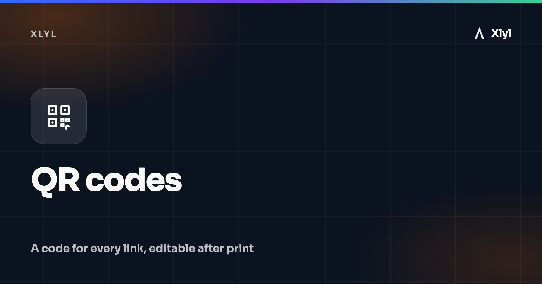QR codes: a code for every link, editable after print